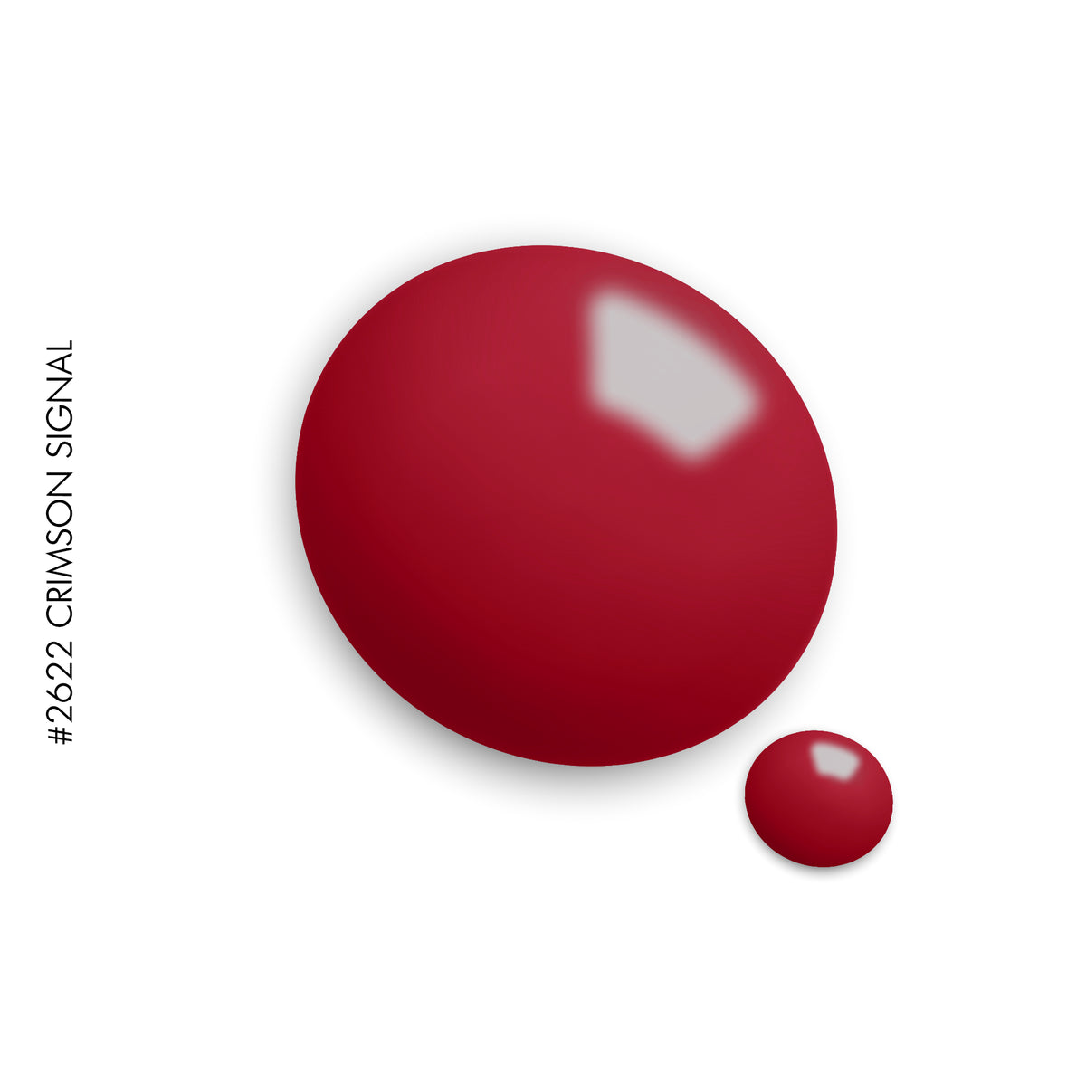 2622 Crimson Signal – red gel polish by GEL.IT.UP