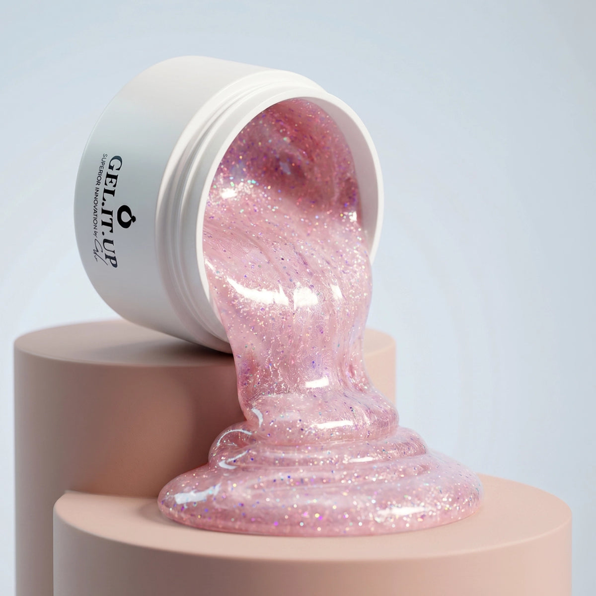 3-in-1 Shimmery Builder Gel 40g Pink Marmalade by GEL.IT.UP