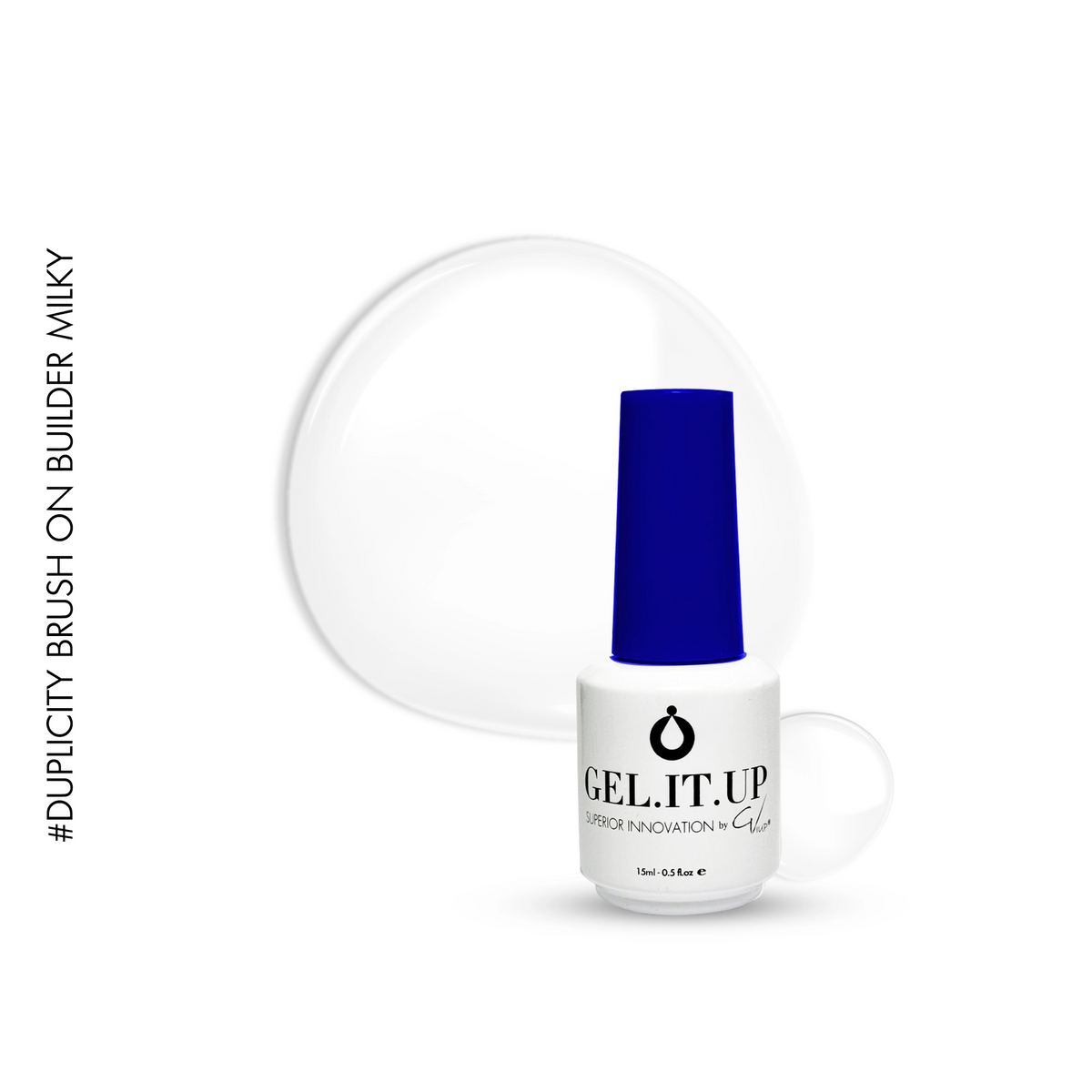 Brush on Builder Gel Milky 15ml by GEL.IT.UP