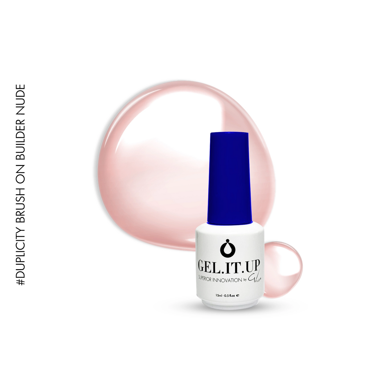 Brush on Builder Gel Nude 15ml by GEL.IT.UP