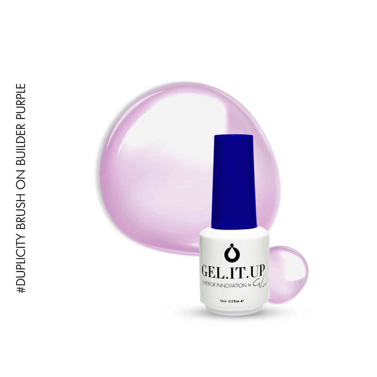 Brush on Builder Gel Purple 15ml by GEL.IT.UP