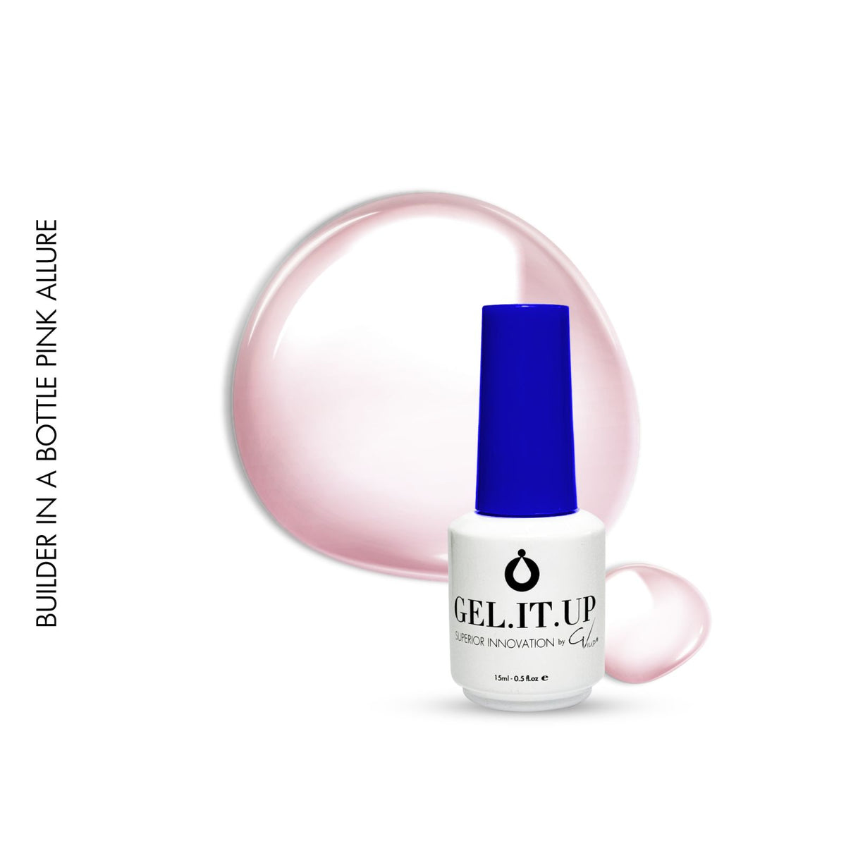 Brush on Builder Gel Pink Allure 15ml – pink BIAB by GEL.IT.UP