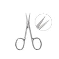 Professional Cuticle Scissors, Curved 18mm – tools by GEL.IT.UP