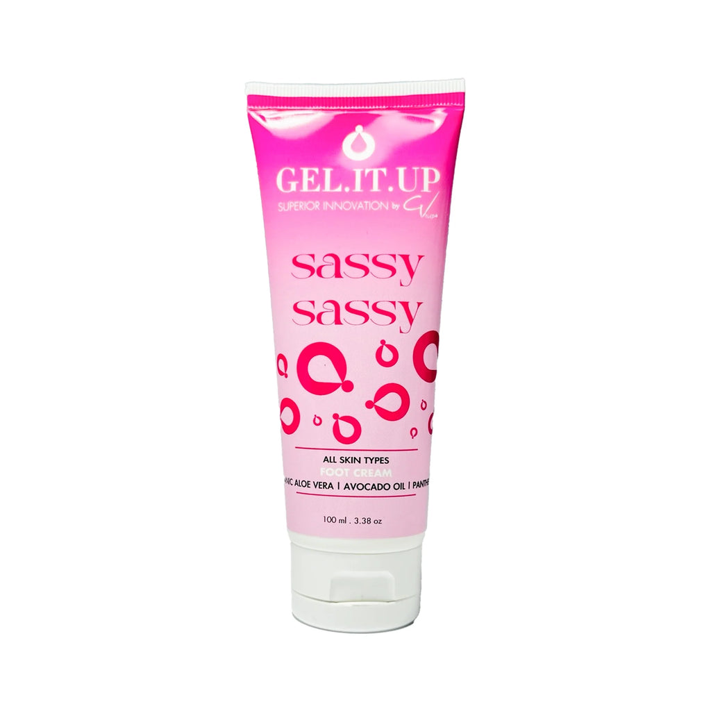 GEL IT UP FOOT CREAM 100ml SASSY SASSY NEW – nail care by GEL.IT.UP