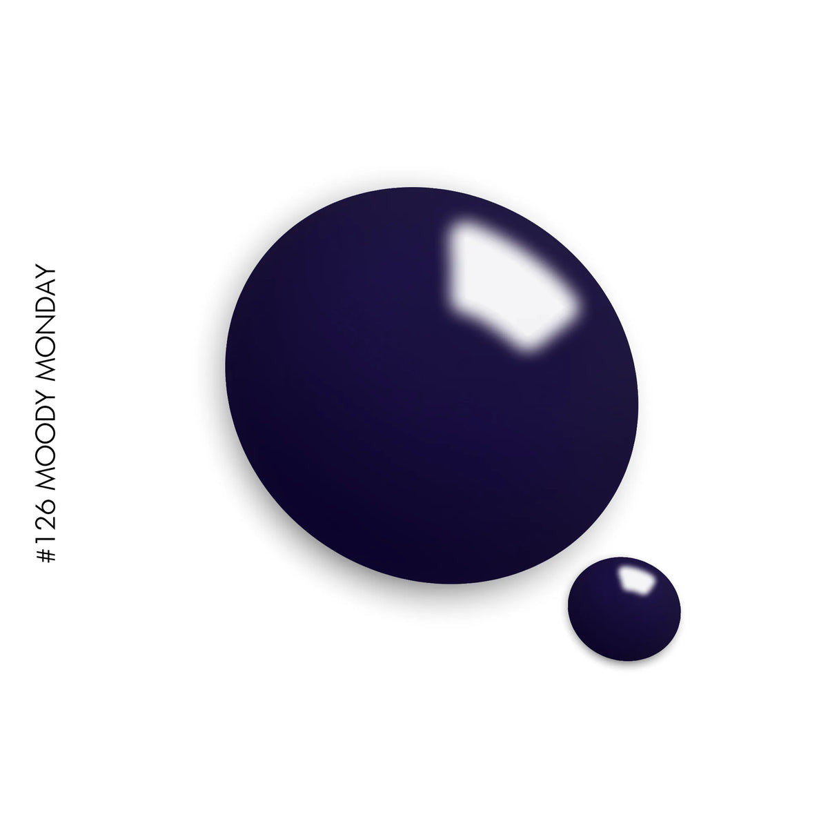 126 Moody Monday – purple solid gel polish by GEL.IT.UP