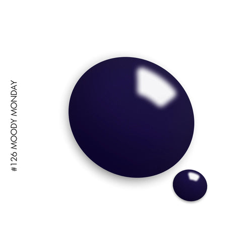 126 Moody Monday – purple solid gel polish by GEL.IT.UP