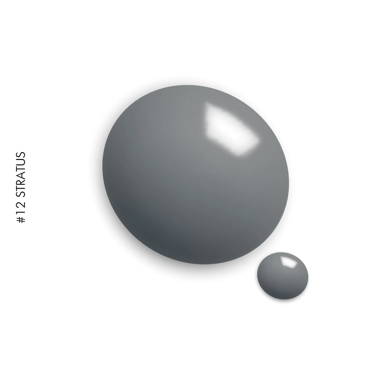 12 Stratus – grey solid gel polish by GEL.IT.UP