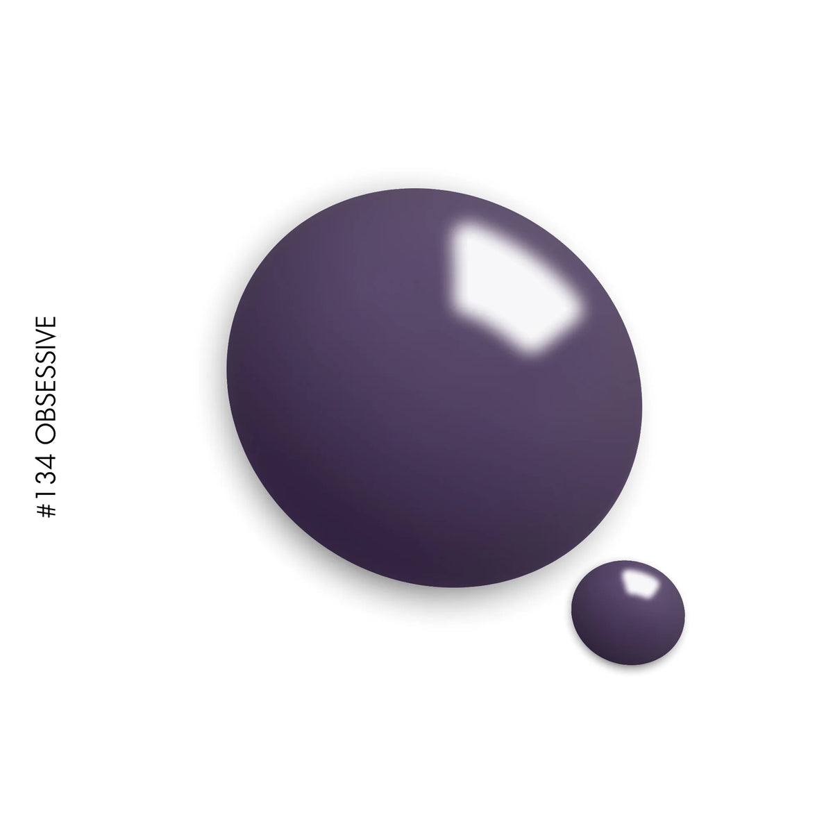 134 Obsessive – purple solid gel polish by GEL.IT.UP