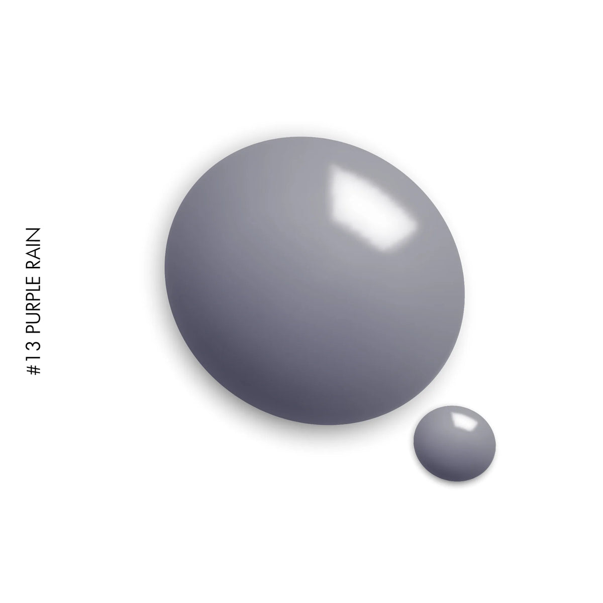13 Purple Rain – grey solid gel polish by GEL.IT.UP