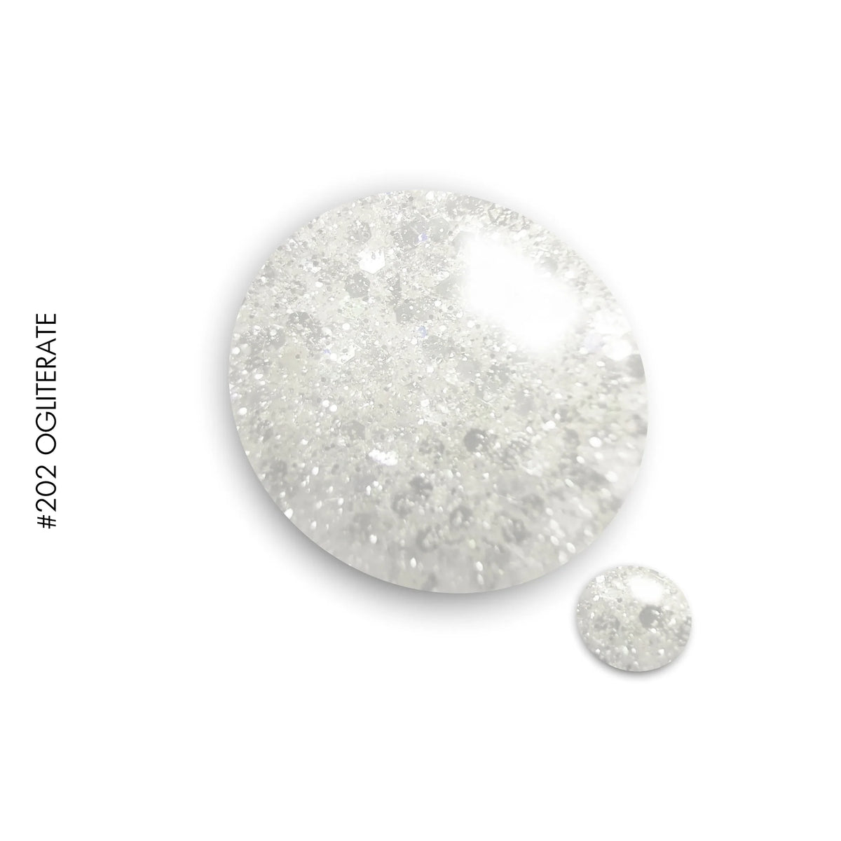 202 Ogliterate – iridescent glitter gel polish by GEL.IT.UP