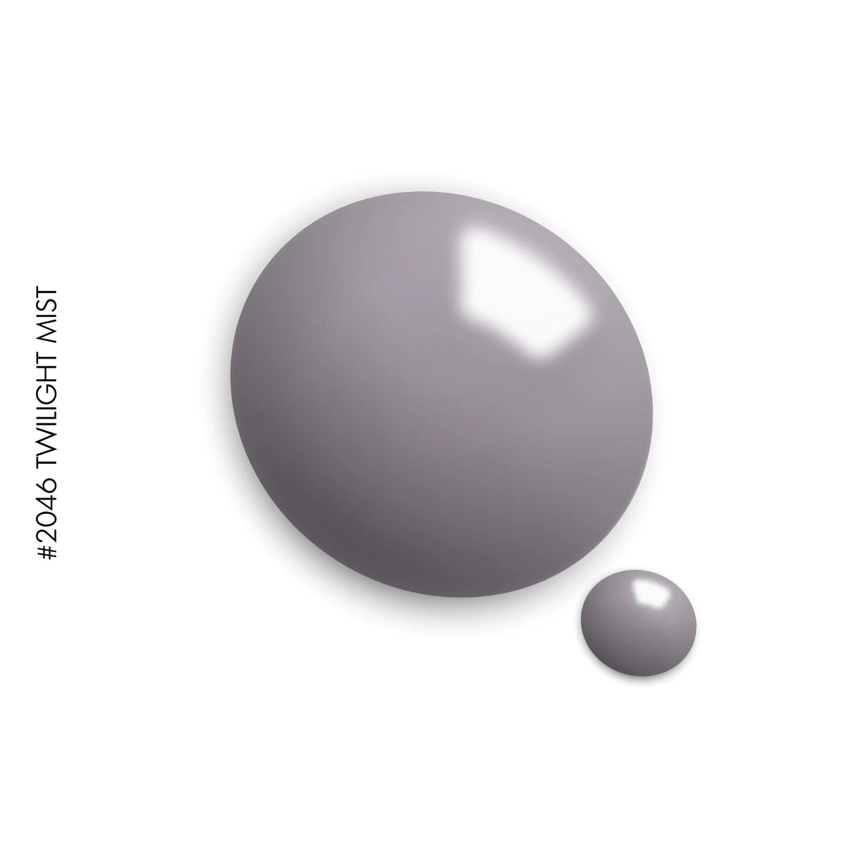 2046 Twilight Mist – grey solid gel polish by GEL.IT.UP