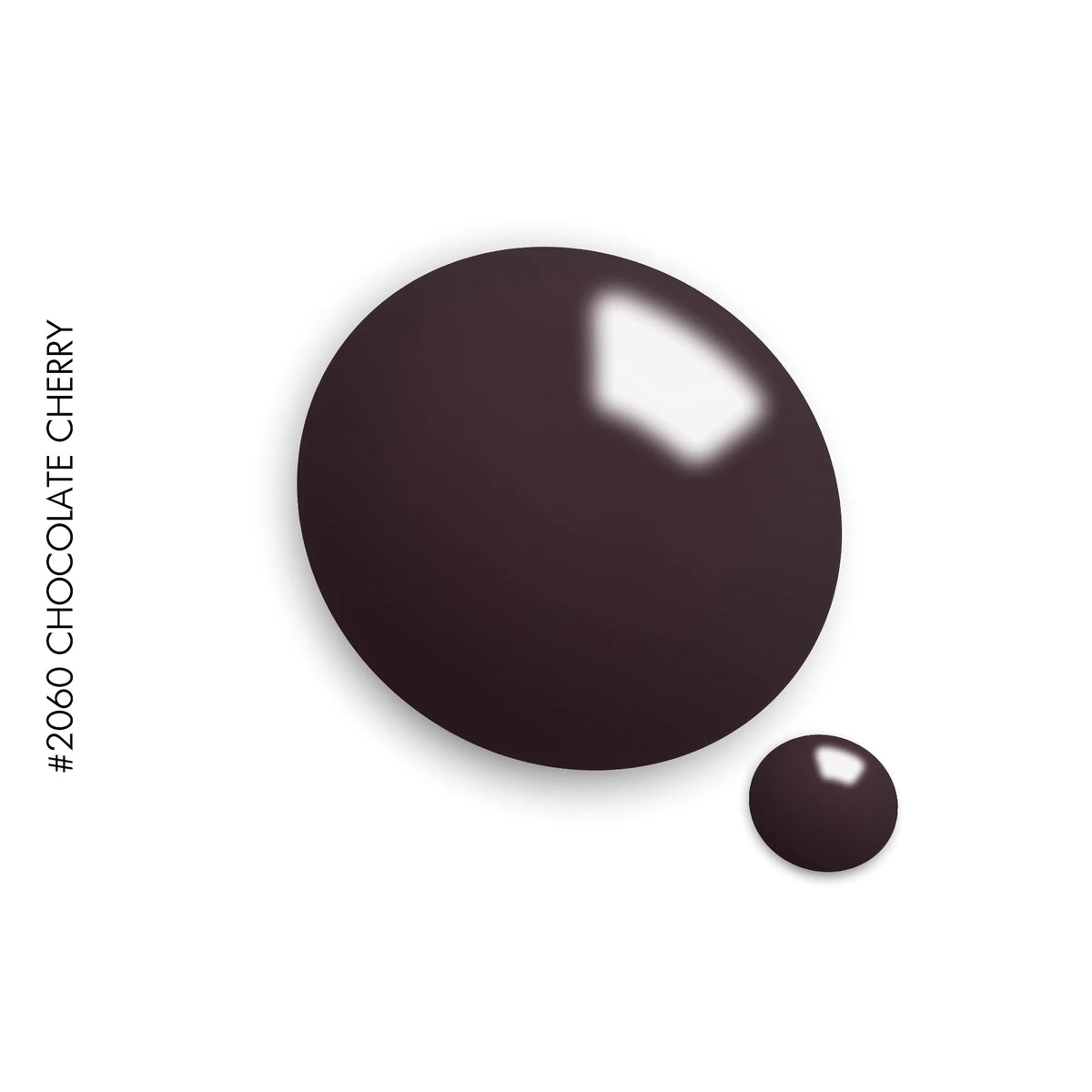 2060 Chocolate Cherry – red solid gel polish by GEL.IT.UP
