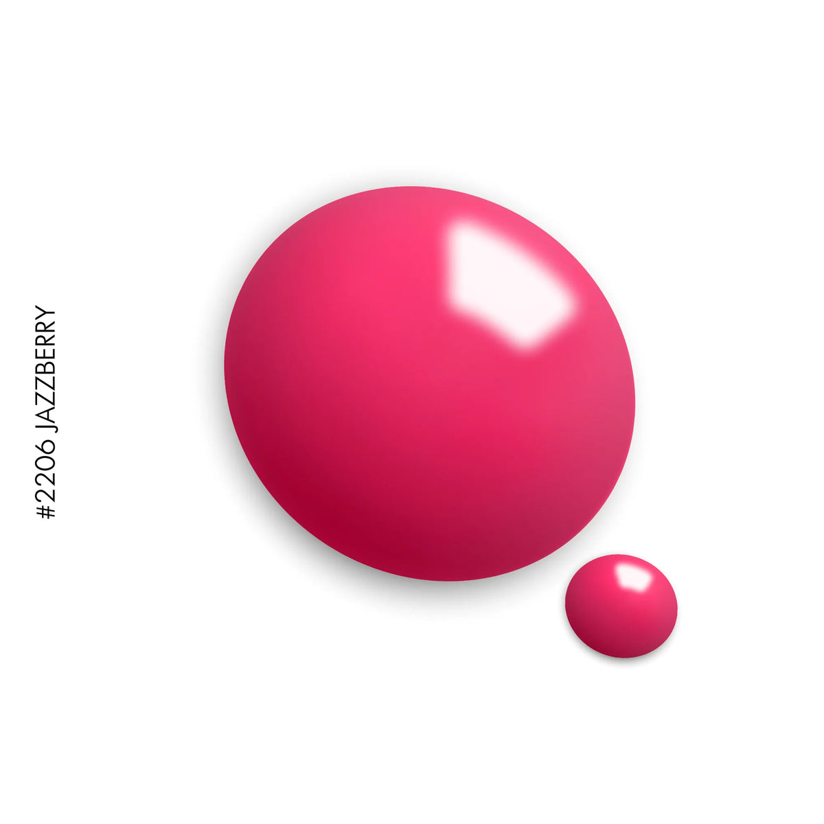 2206 Jazzberry – pink solid gel polish by GEL.IT.UP
