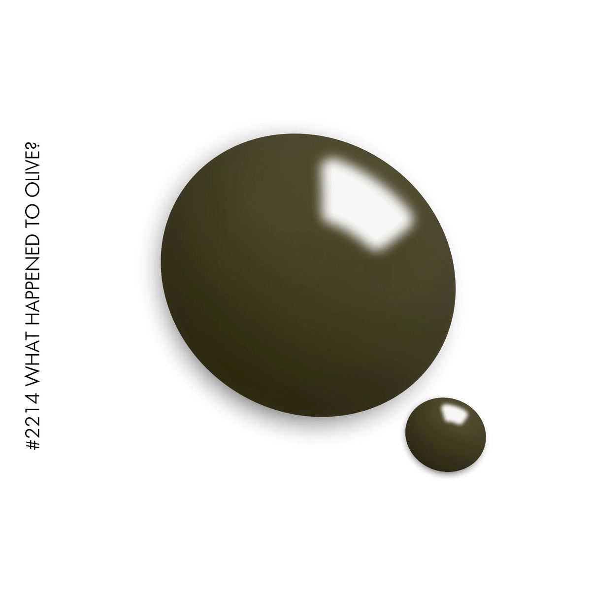 2214 What happened to Olive – green solid gel polish by GEL.IT.UP