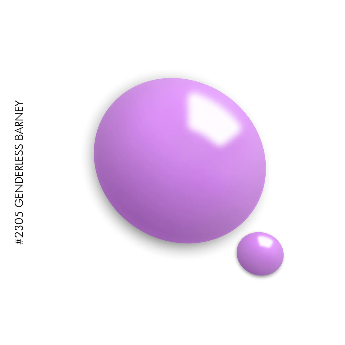 2305 Genderless Barney – purple solid gel polish by GEL.IT.UP