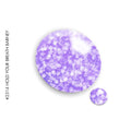 2314 Hold your Breath Barney – purple snowflake gel polish by GEL.IT.UP