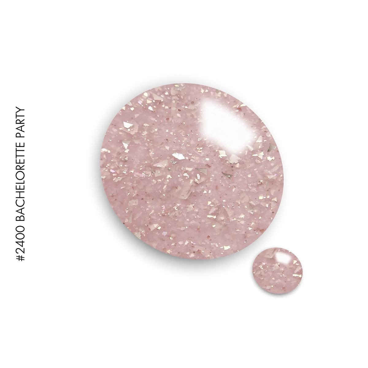 2400 Bachalorette Party – pink and nude glitter gel polish by GEL.IT.UP
