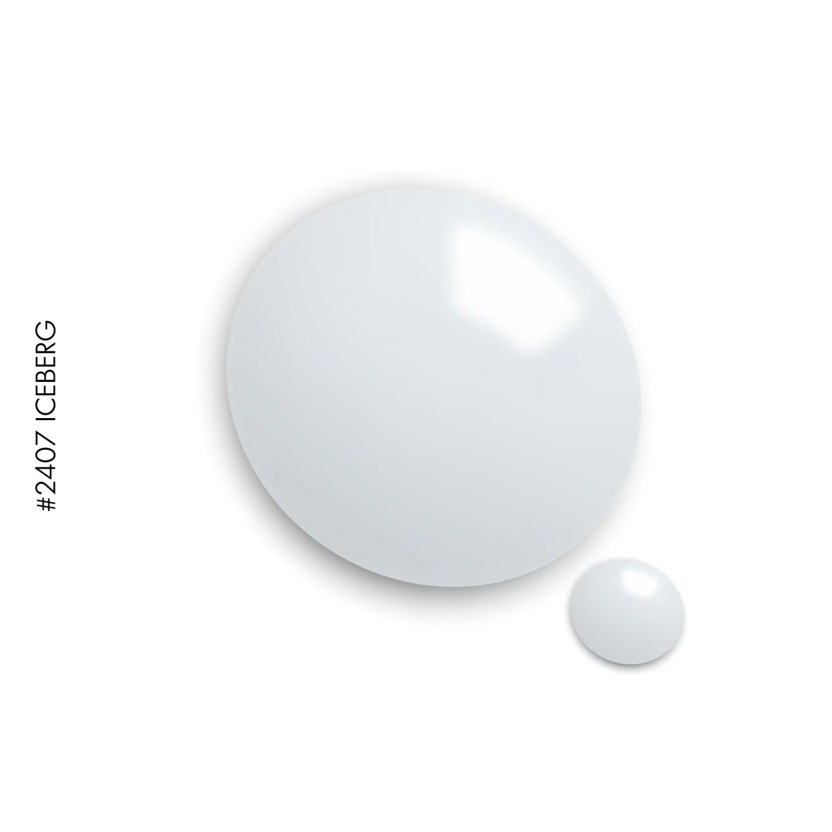 2407 Iceberg – white and blue pastel gel polish by GEL.IT.UP