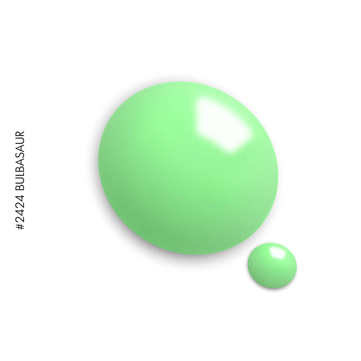 2424 BulBaSaur – green solid gel polish by GEL.IT.UP