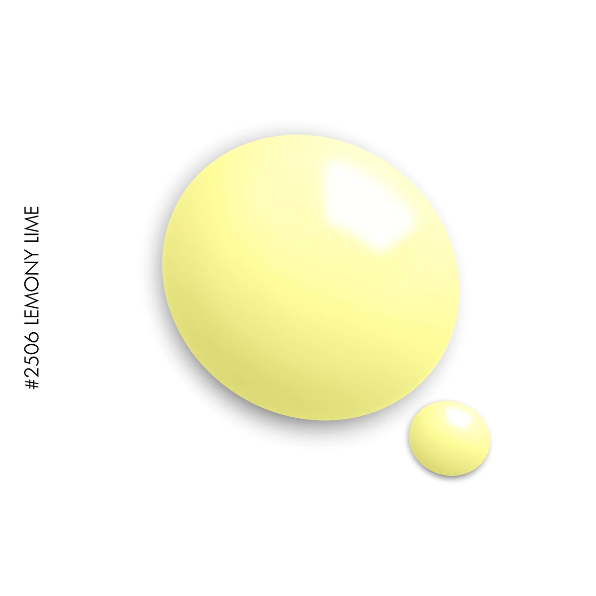 2506 Lemony Lime – yellow pastel gel polish by GEL.IT.UP