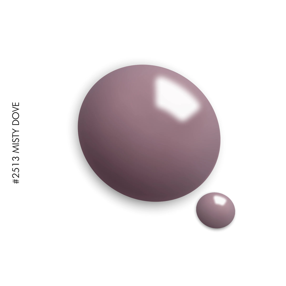 2513 Misty Dove – grey solid gel polish by GEL.IT.UP