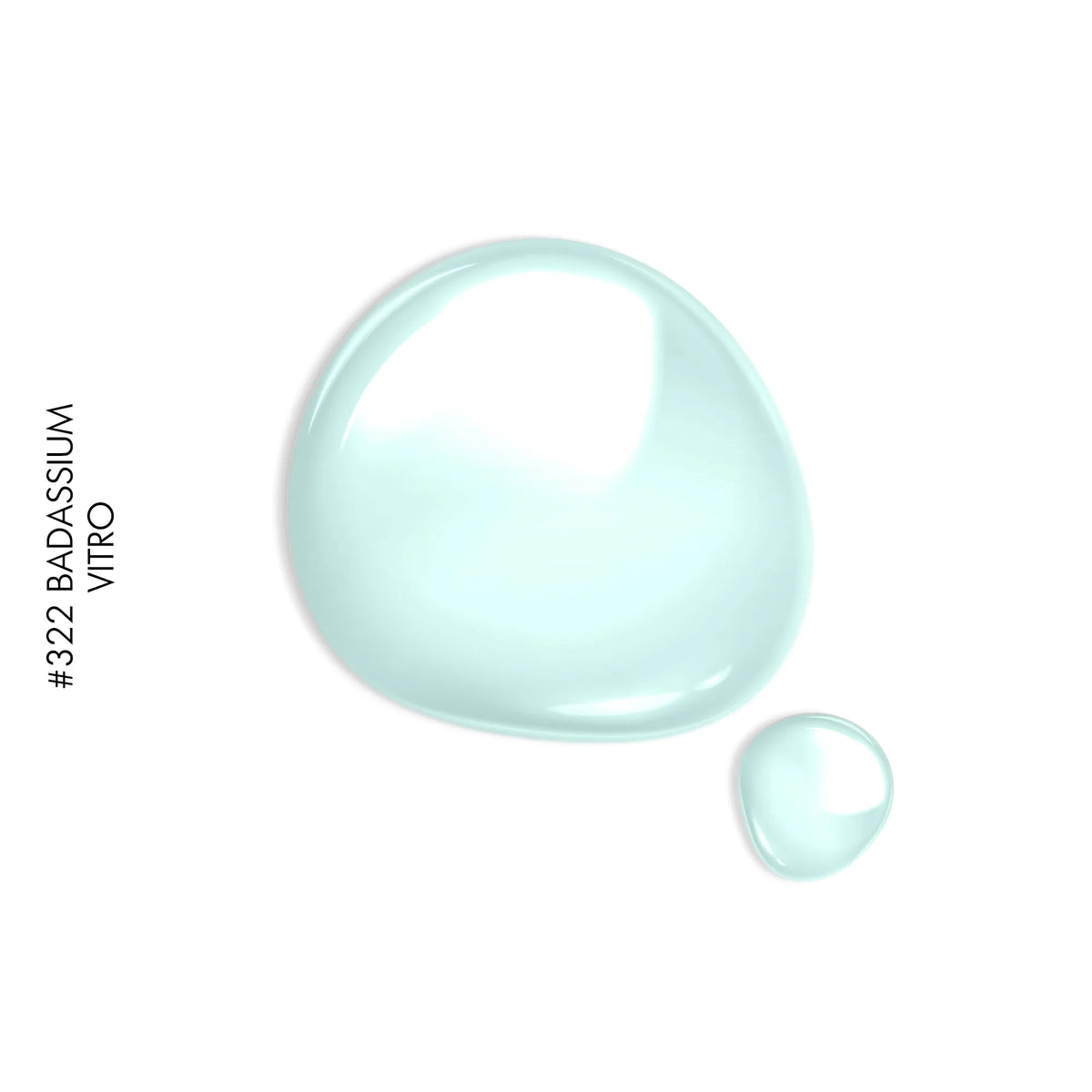 322 Badassium – blue glass-effect gel polish by GEL.IT.UP