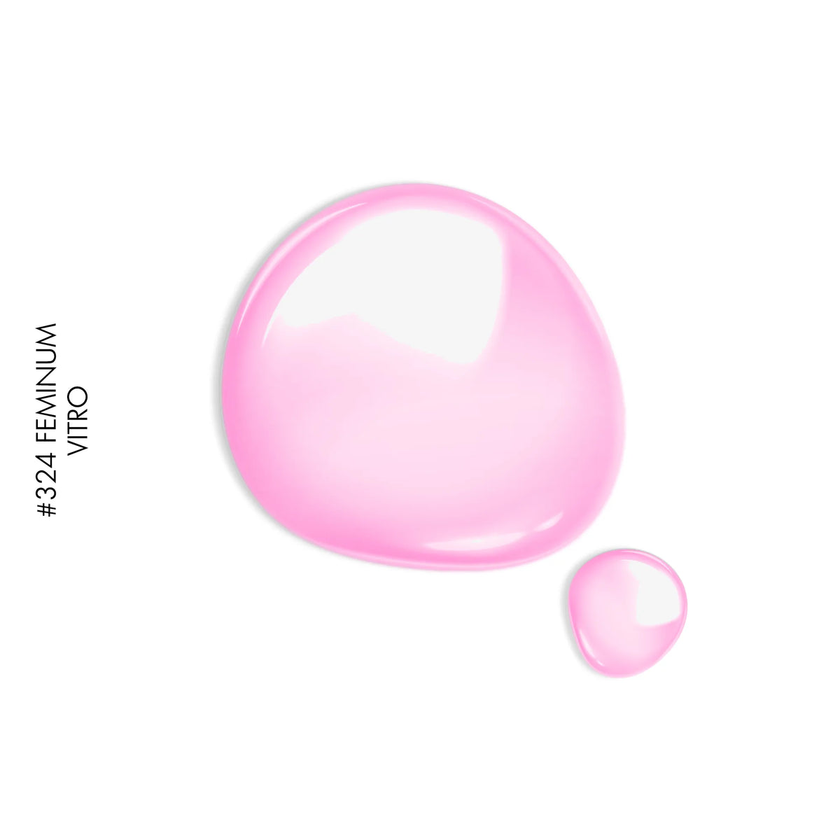 324 Feminum – pink glass-effect gel polish by GEL.IT.UP