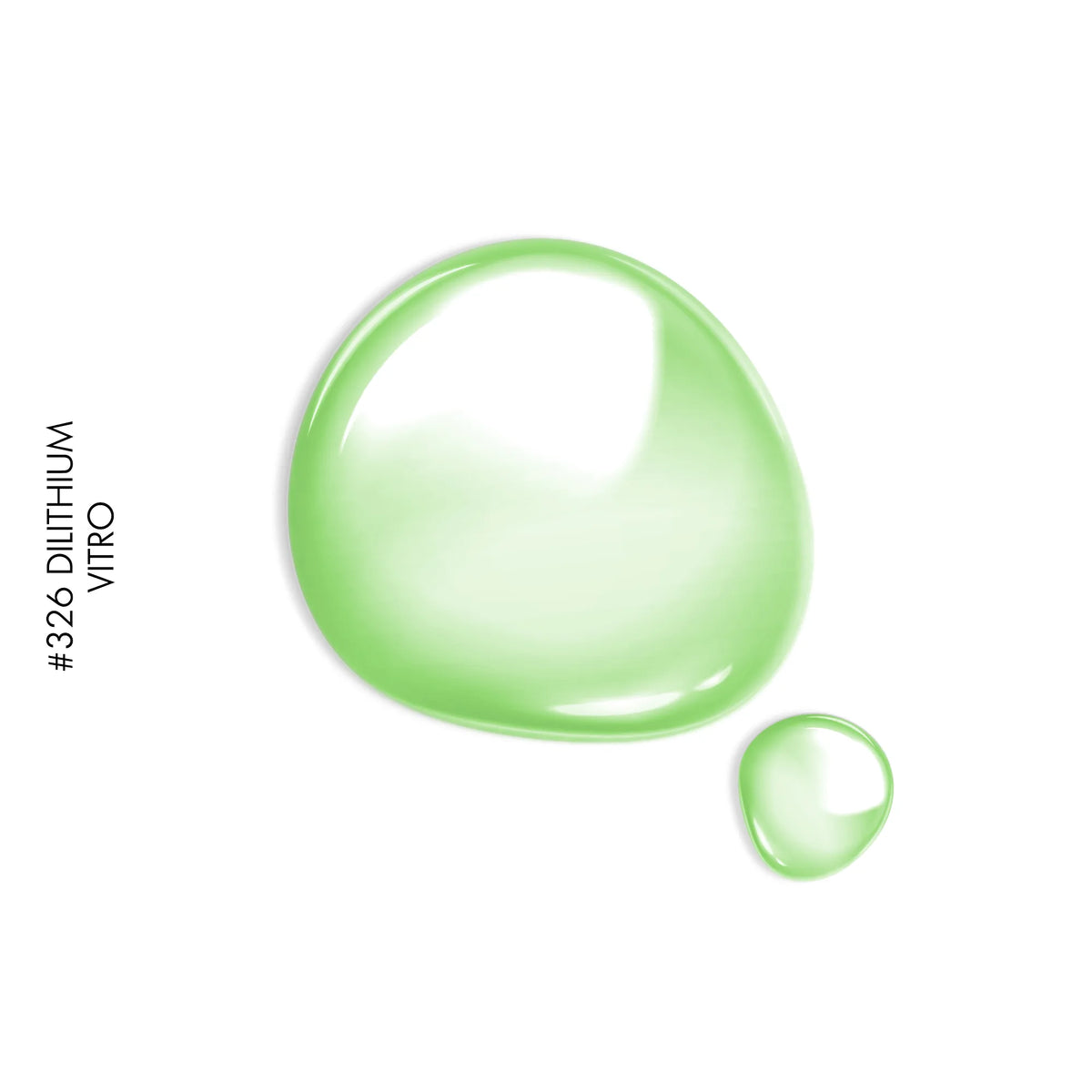 326 Dilithium – green glass-effect gel polish by GEL.IT.UP