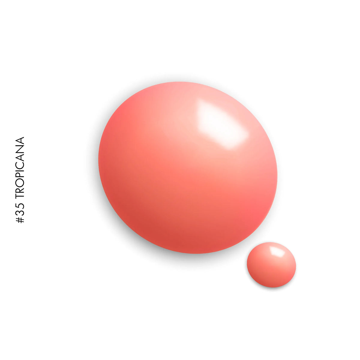 35 Tropicana – coral orange solid gel polish by GEL.IT.UP