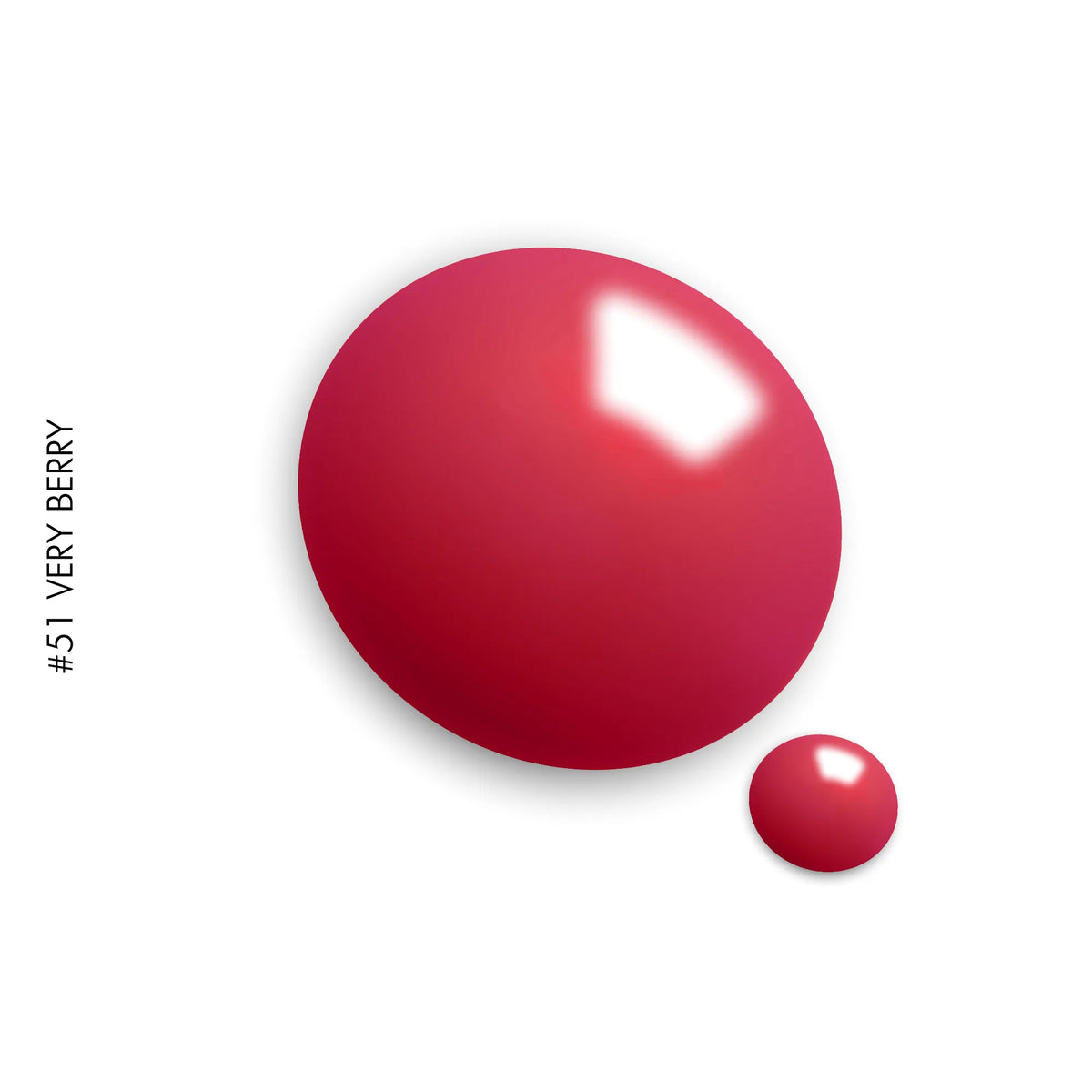 51 Very Berry – red solid gel polish by GEL.IT.UP