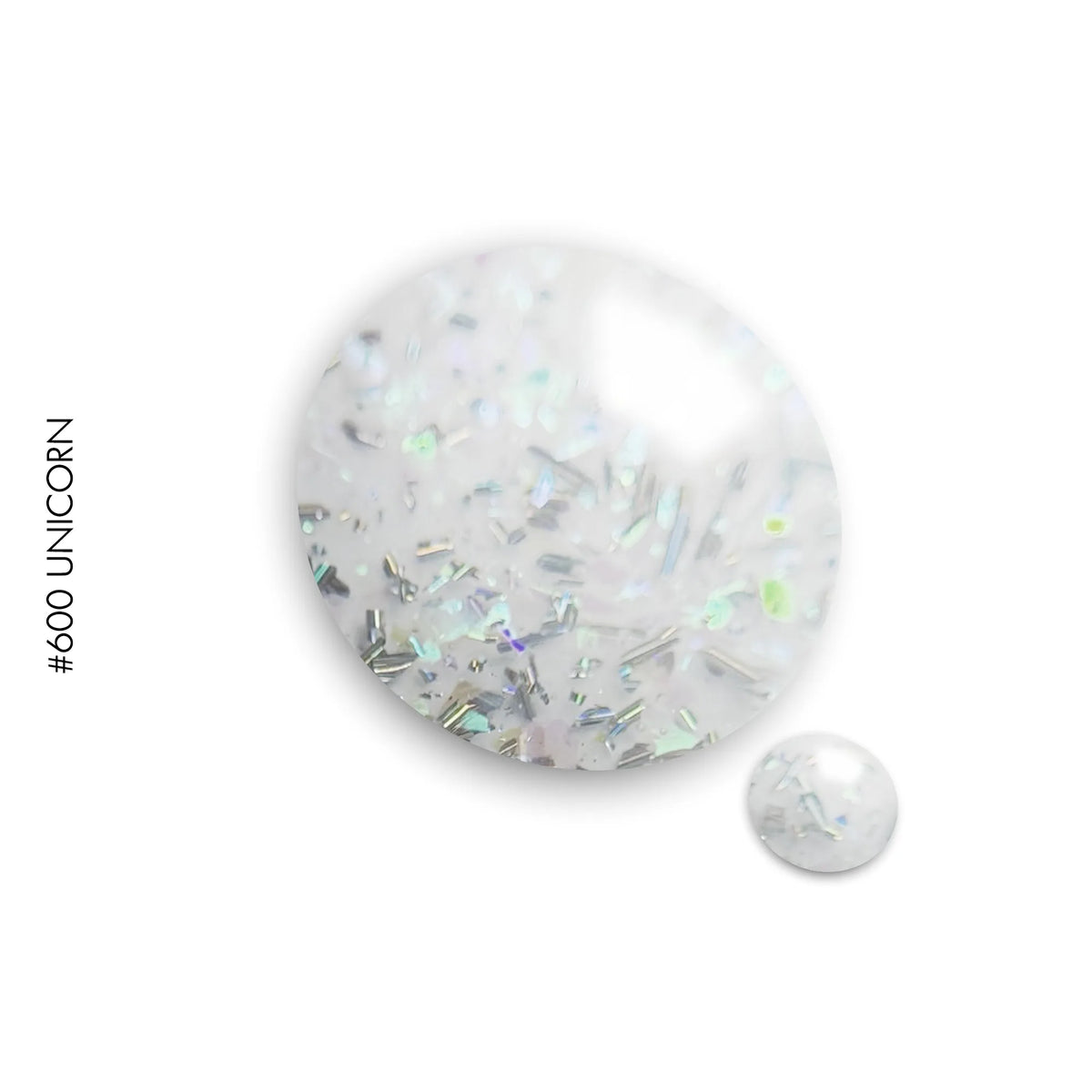 600 Unicorn – iridescent glitter gel polish by GEL.IT.UP