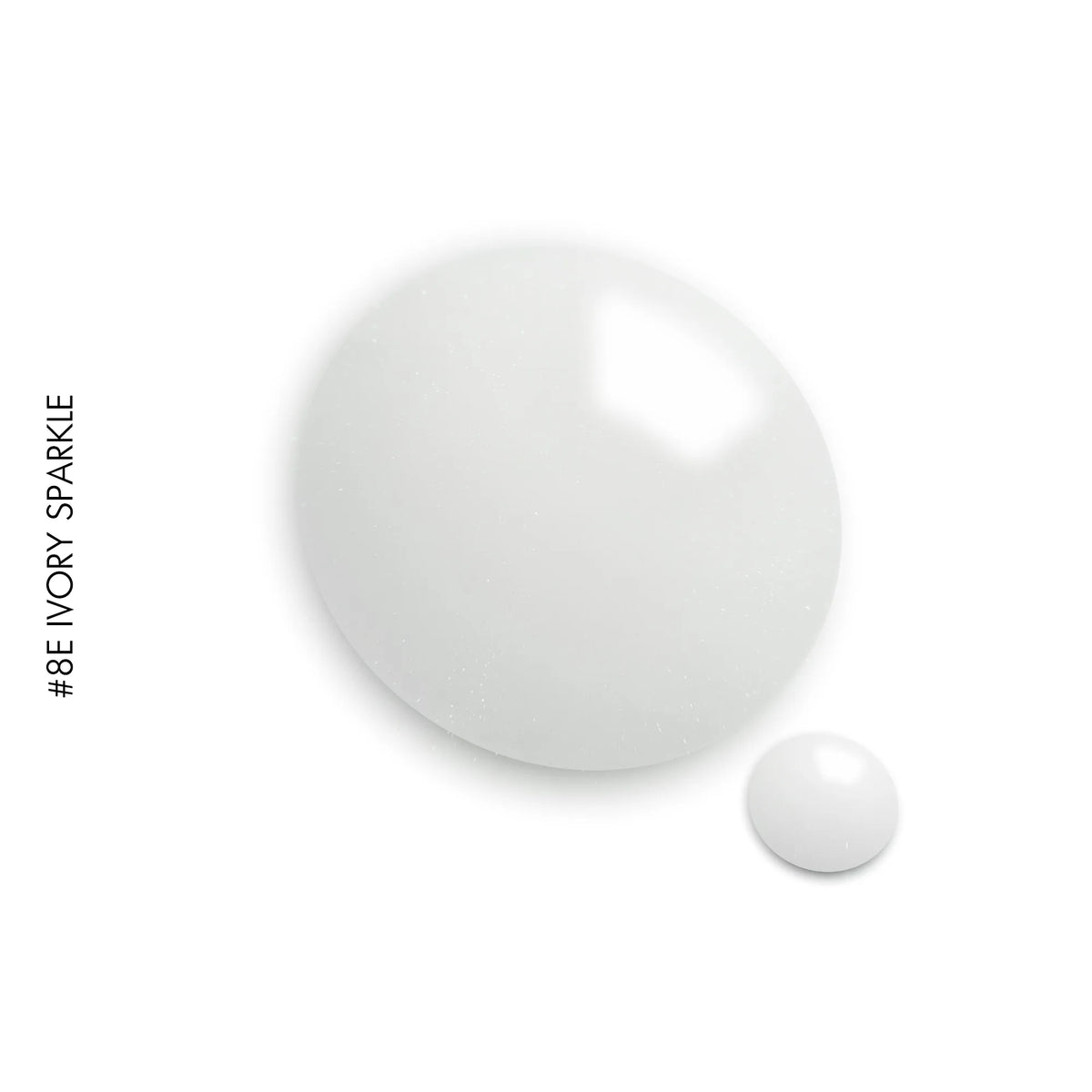 08E Ivory Sparkle – white French manicure gel polish by GEL.IT.UP
