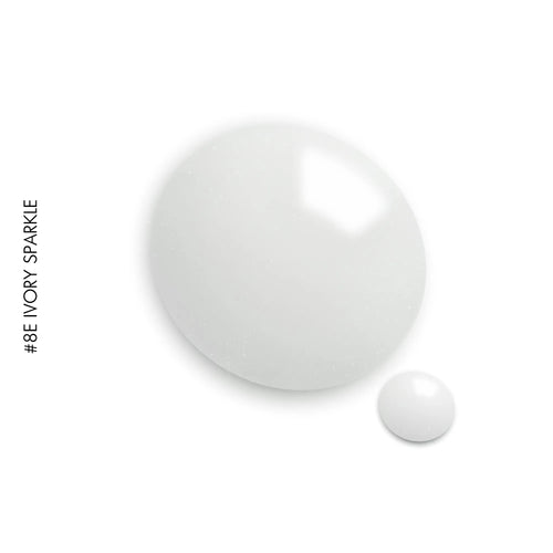 08E Ivory Sparkle – white French manicure gel polish by GEL.IT.UP