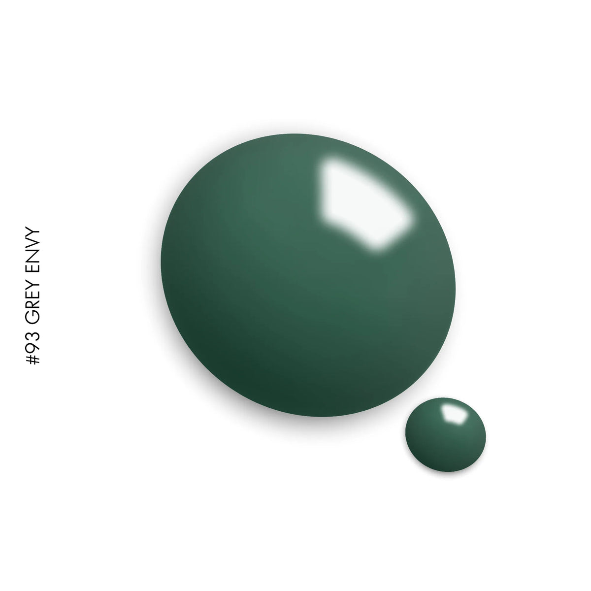 93 Grey Envy – green solid gel polish by GEL.IT.UP