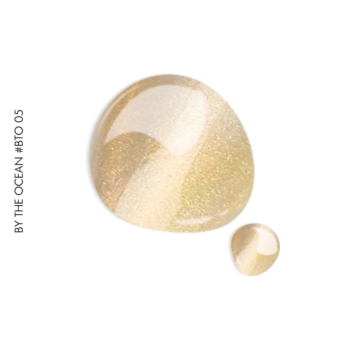 By The Ocean BTO05 – gold mermaid-shimmer gel polish by GEL.IT.UP