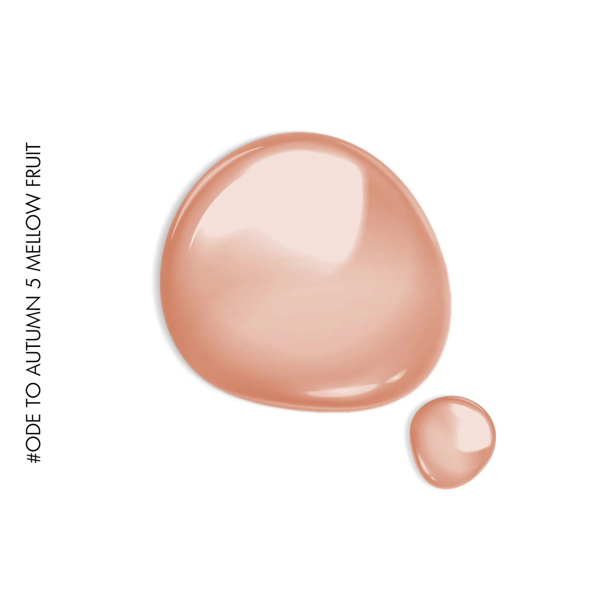 Autumn 2021 OTA05 – brown and coral orange glass-effect gel polish by GEL.IT.UP