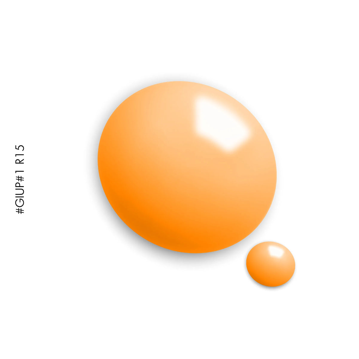 Rone #R15 Orange – coral orange super-pigmented gel polish by GEL.IT.UP