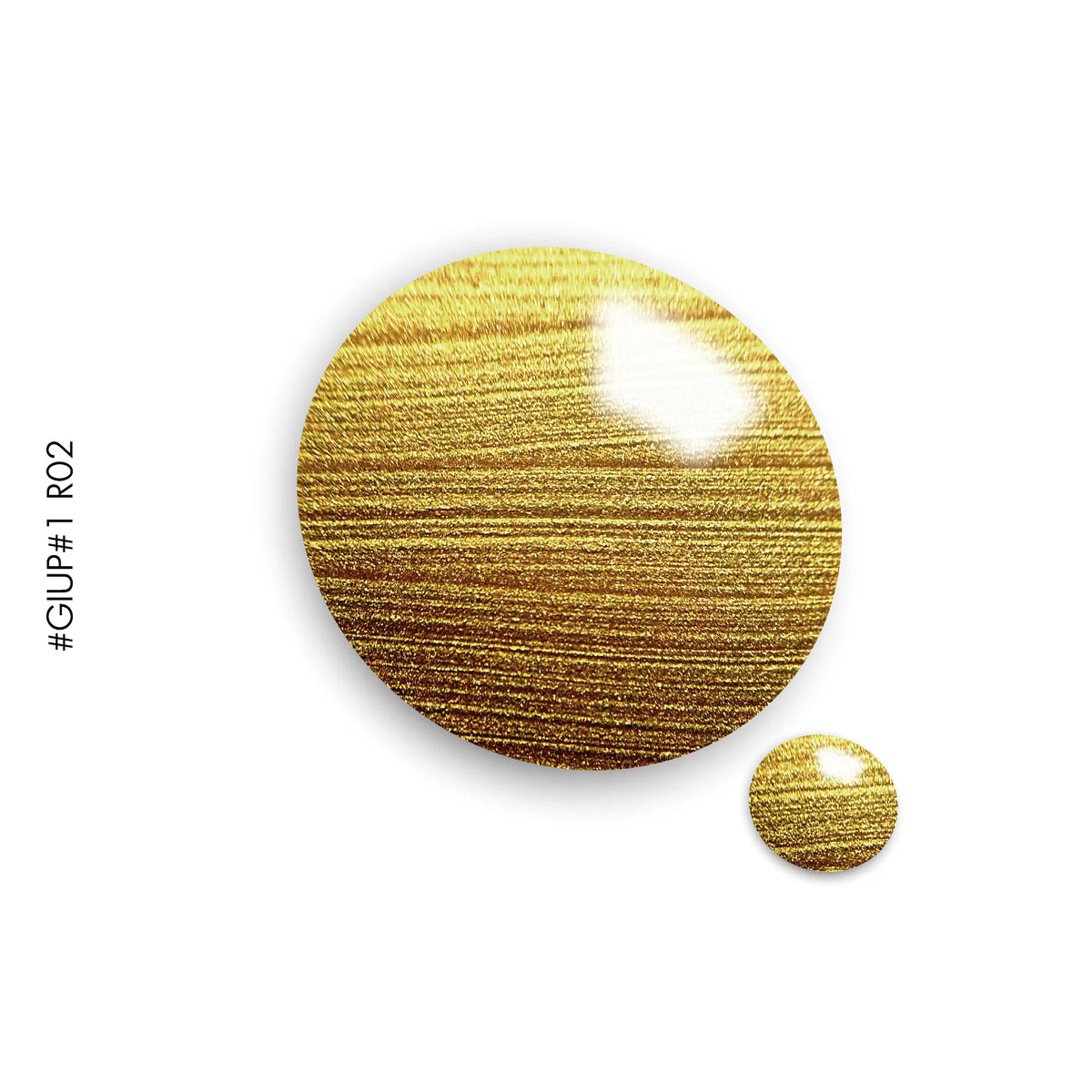 Rone #R02 Gold – gold super-pigmented gel polish by GEL.IT.UP