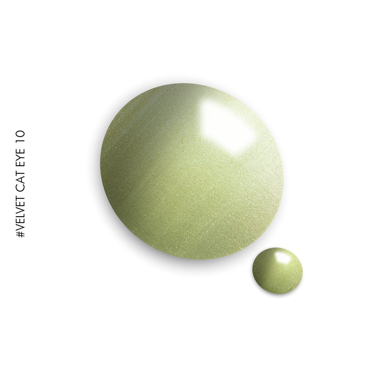 Velvet Cat Eye #VCE10 – green velvet cat eye gel polish by GEL.IT.UP
