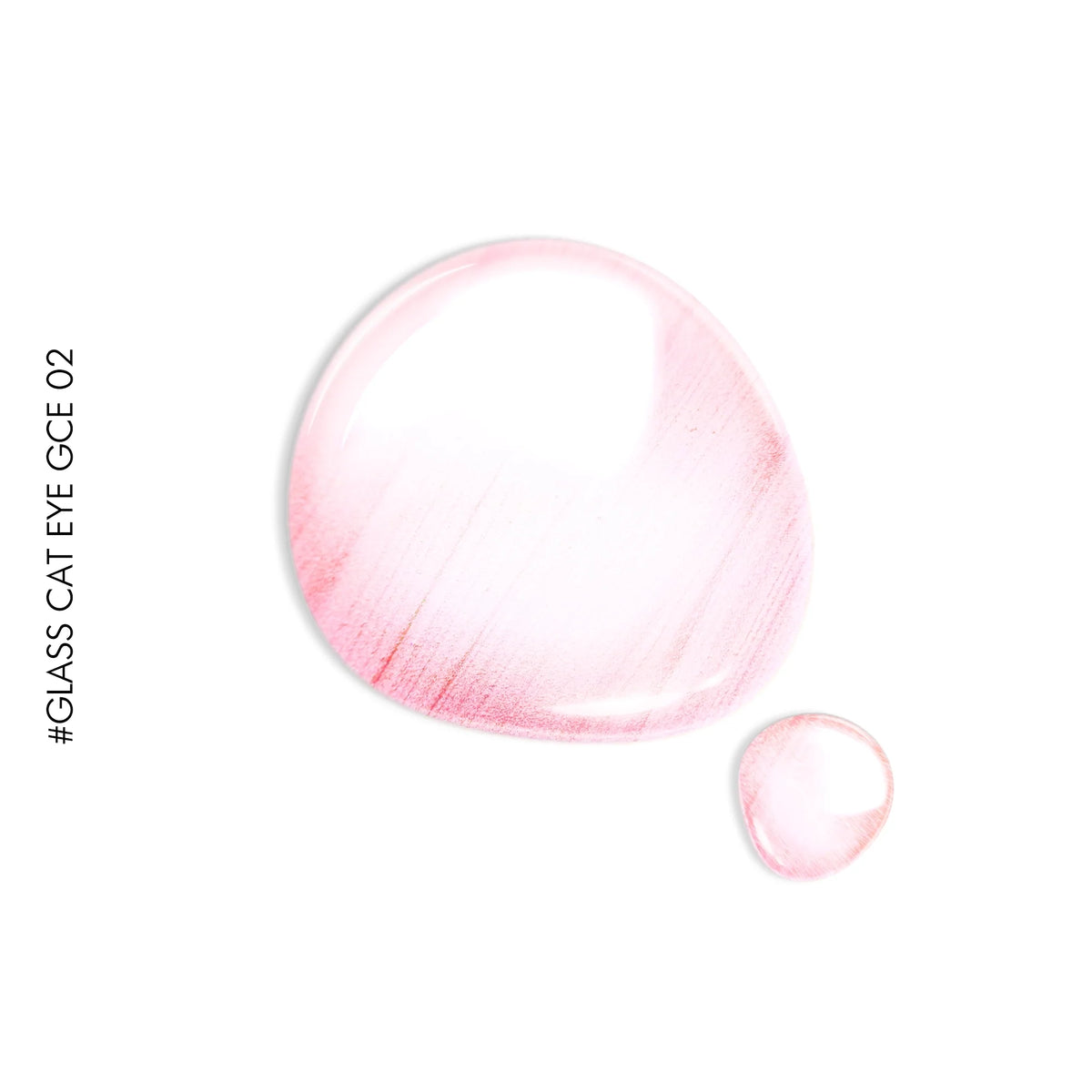 Glass Cat Eye #GCE02 – pink glass cat eye gel polish by GEL.IT.UP