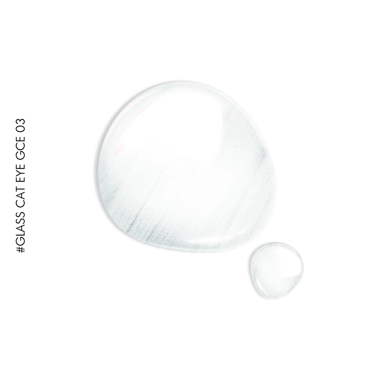 Glass Cat Eye #GCE03 – silver glass cat eye gel polish by GEL.IT.UP