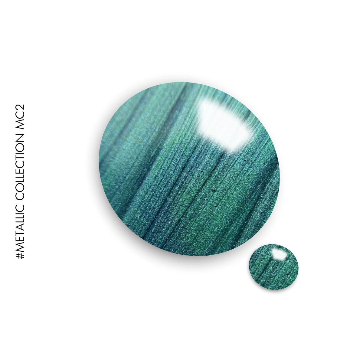 Metallic Collection #MC2 – blue metallic gel polish by GEL.IT.UP