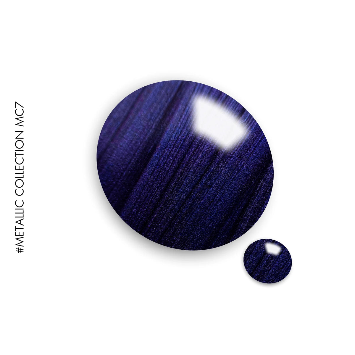 Metallic Collection #MC7 – blue metallic gel polish by GEL.IT.UP