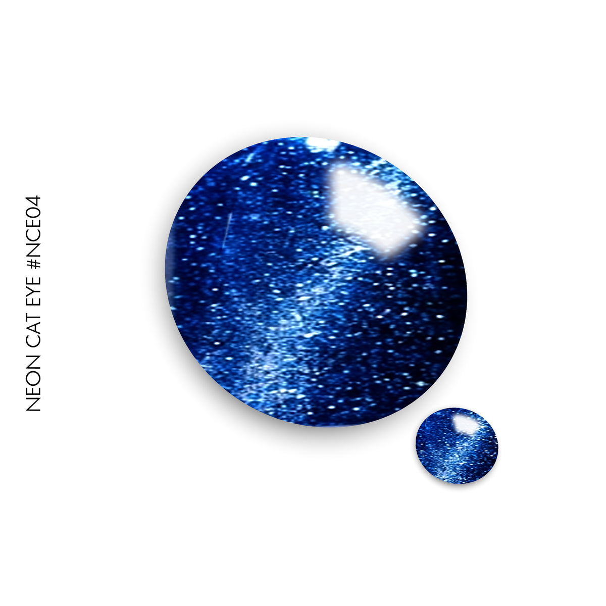 Neon Cat Eye NCE04- Blue – blue neon cat eye gel polish by GEL.IT.UP