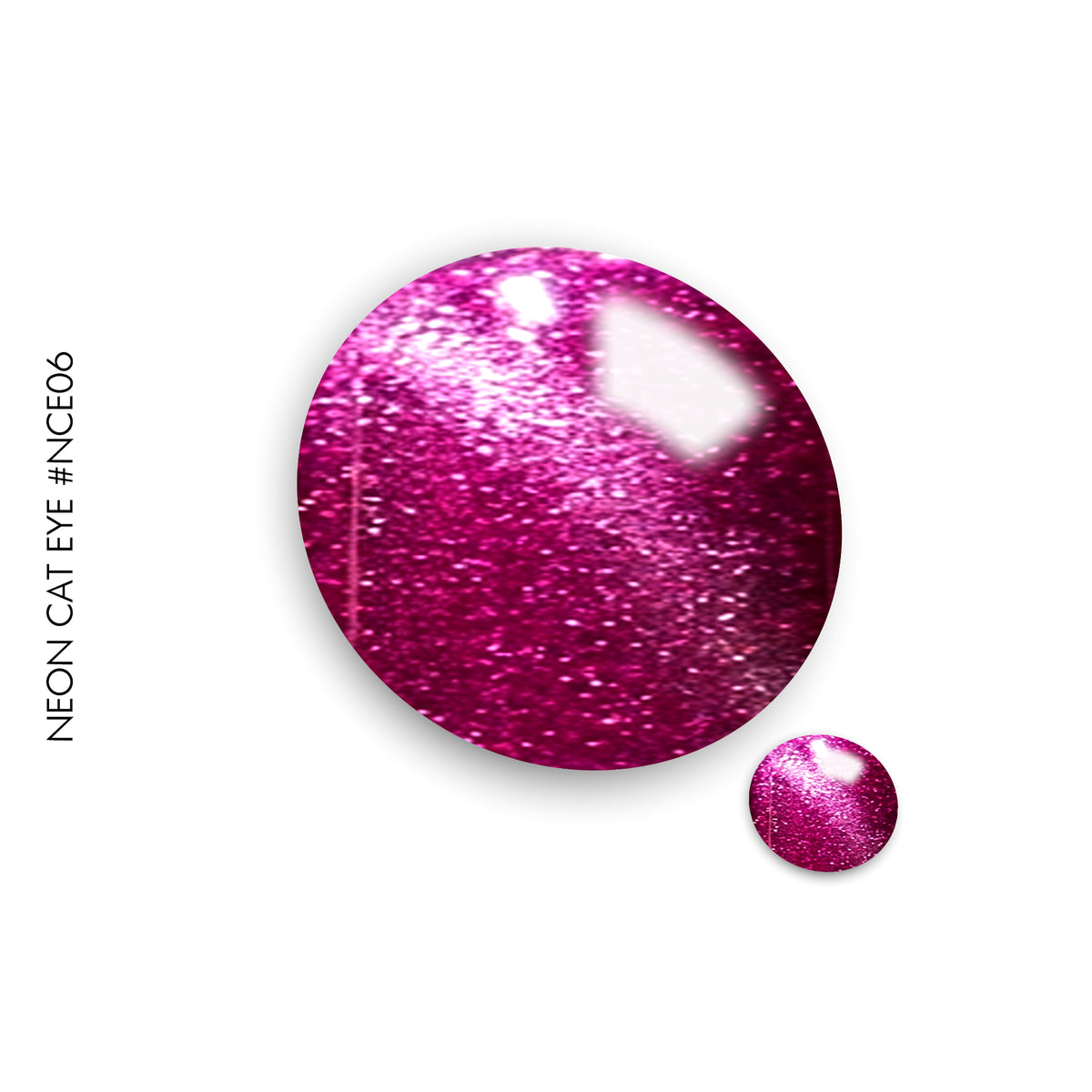 Neon Cat Eye NCE06- Pink Purple – pink and purple neon cat eye gel polish by GEL.IT.UP