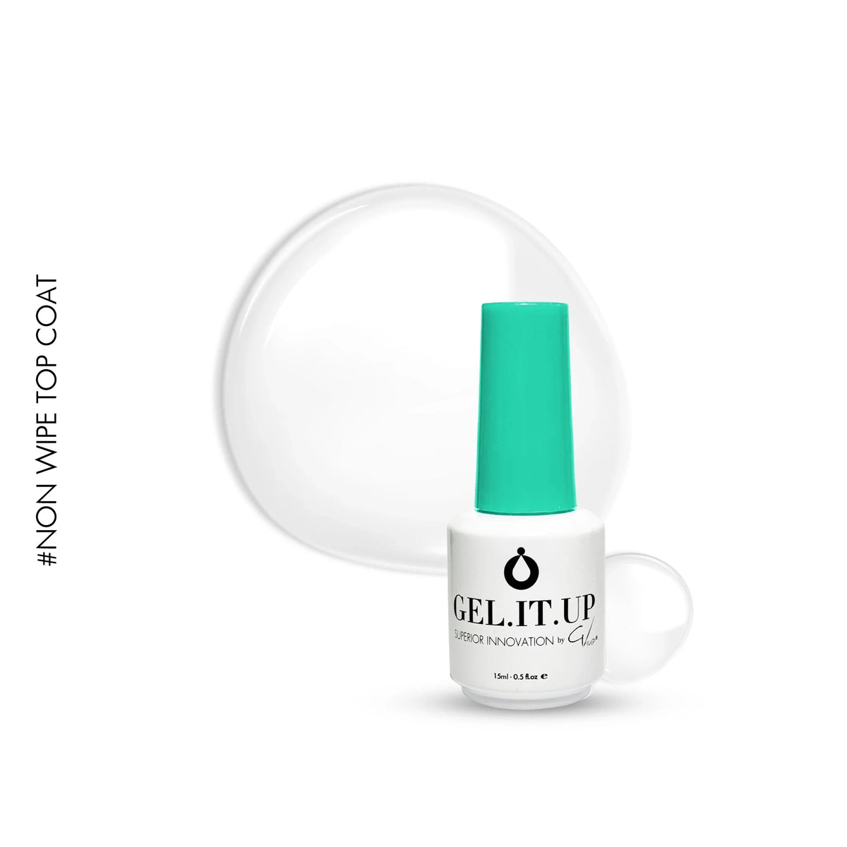 Non Wipe Top Coat 15ml by GEL.IT.UP