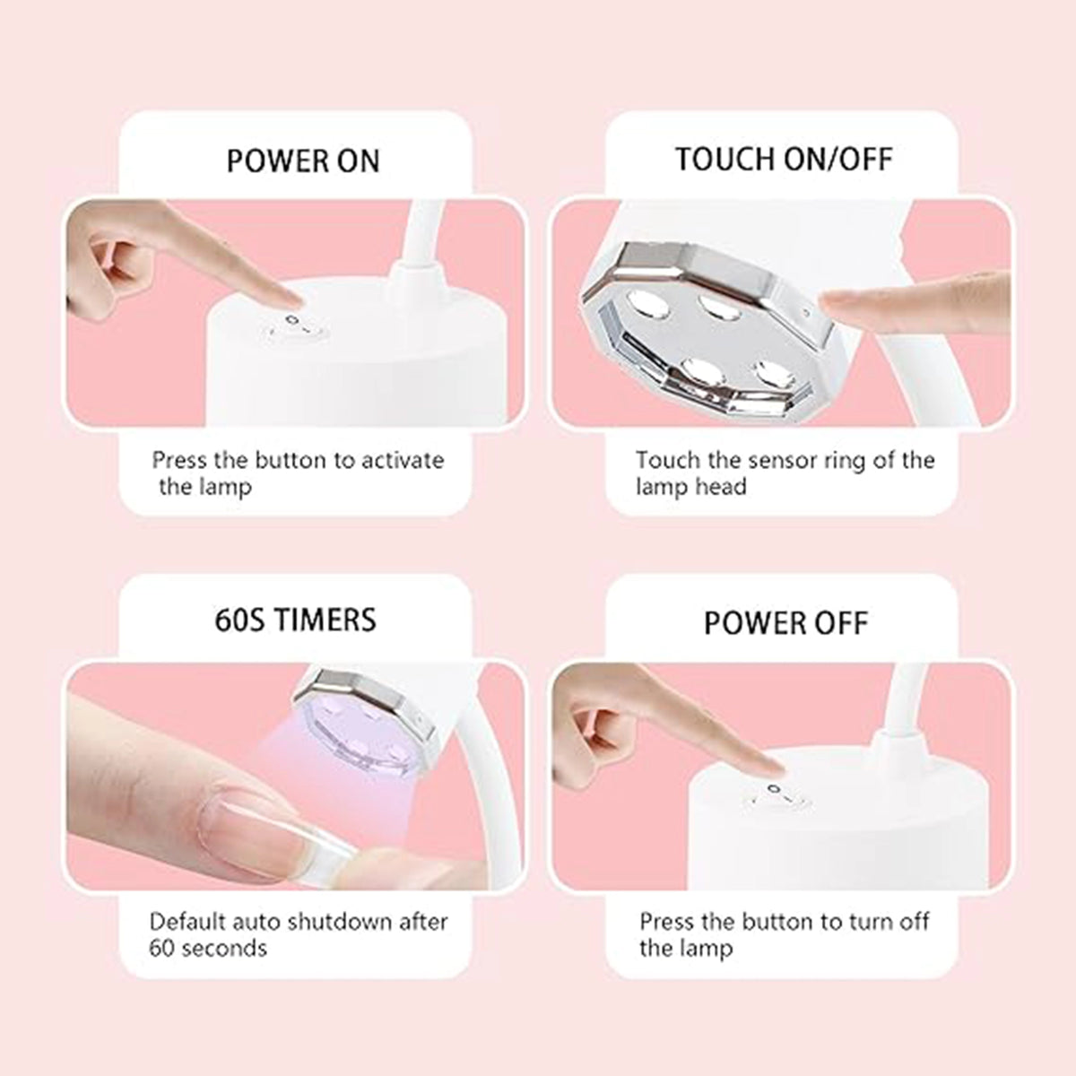 Portable Flash Cure Lamp by GEL.IT.UP, view 2