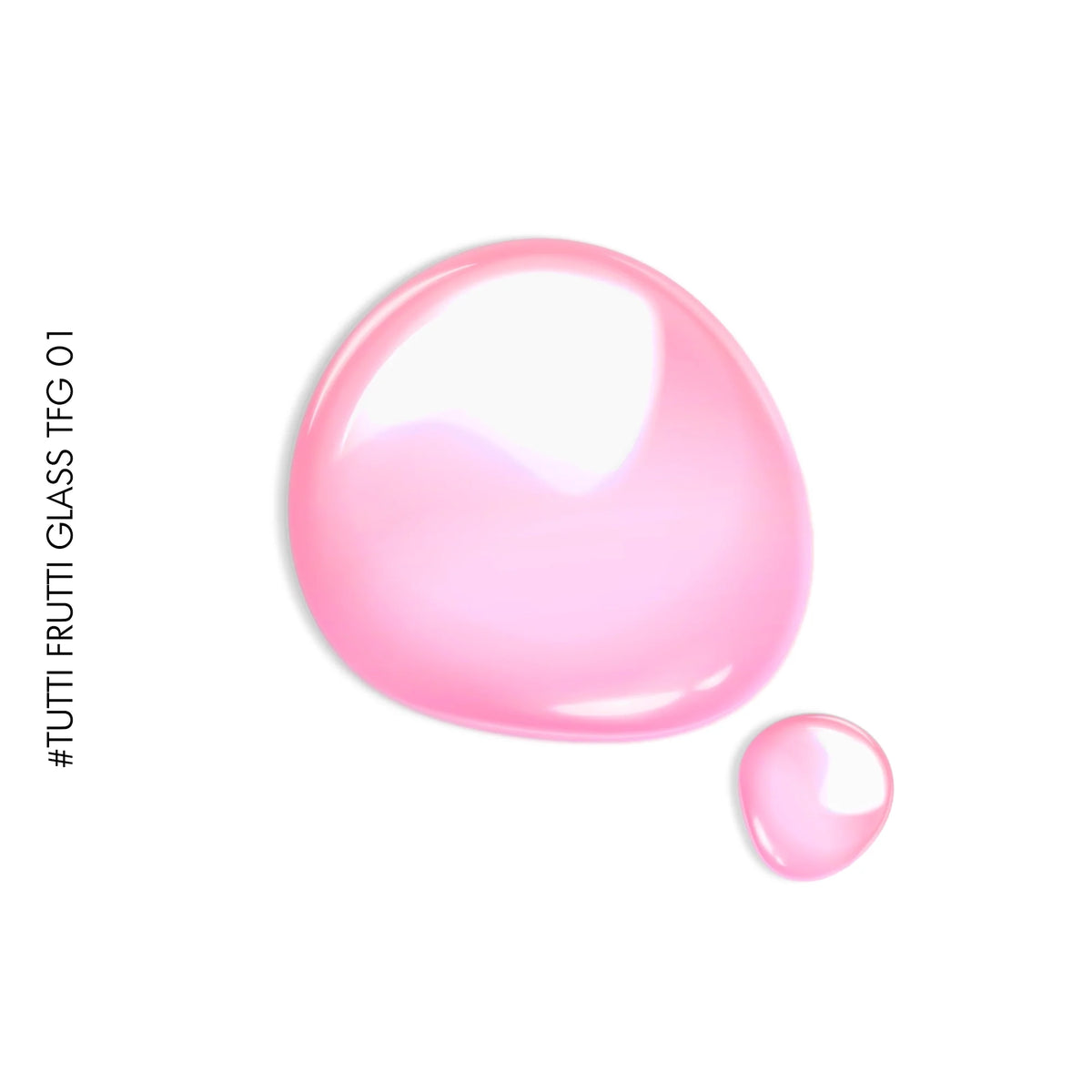 Tuttie Fruity Glass #TFG01 – pink glass-effect gel polish by GEL.IT.UP