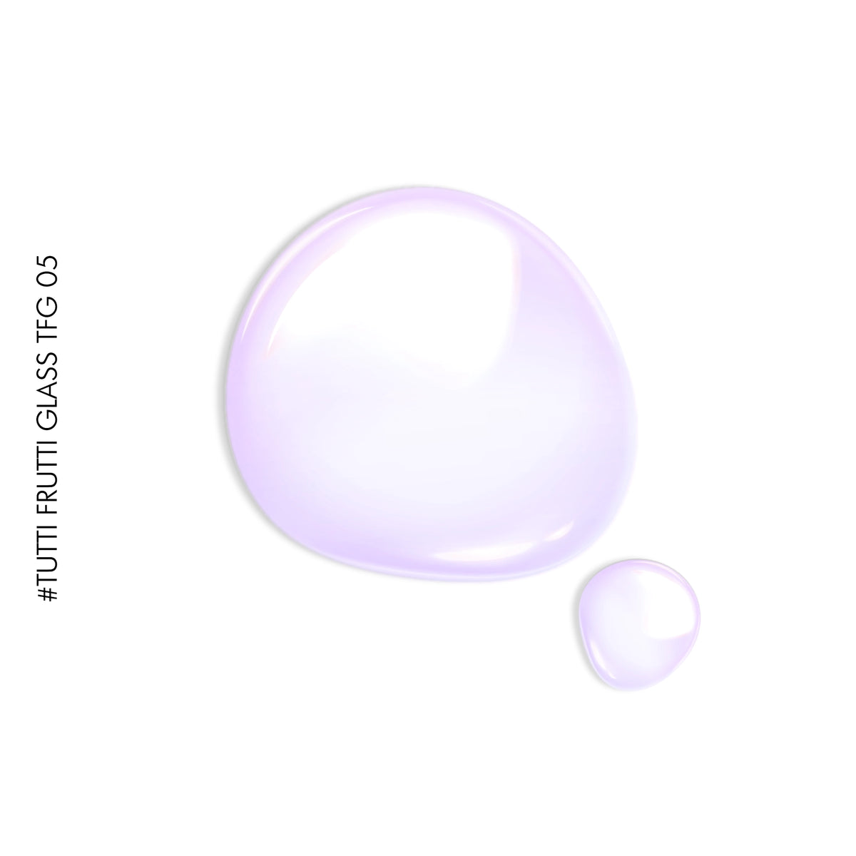 Tuttie Fruity Glass #TFG05 – purple glass-effect gel polish by GEL.IT.UP