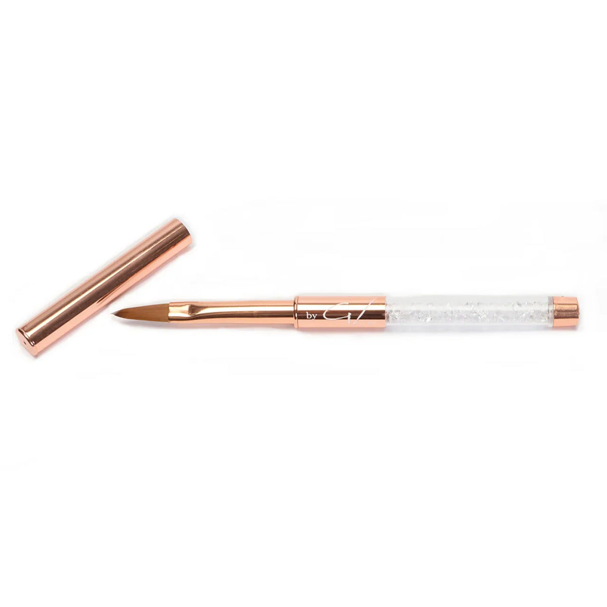 #10 Acrylic Application Brush Rose Gold – tools by GEL.IT.UP
